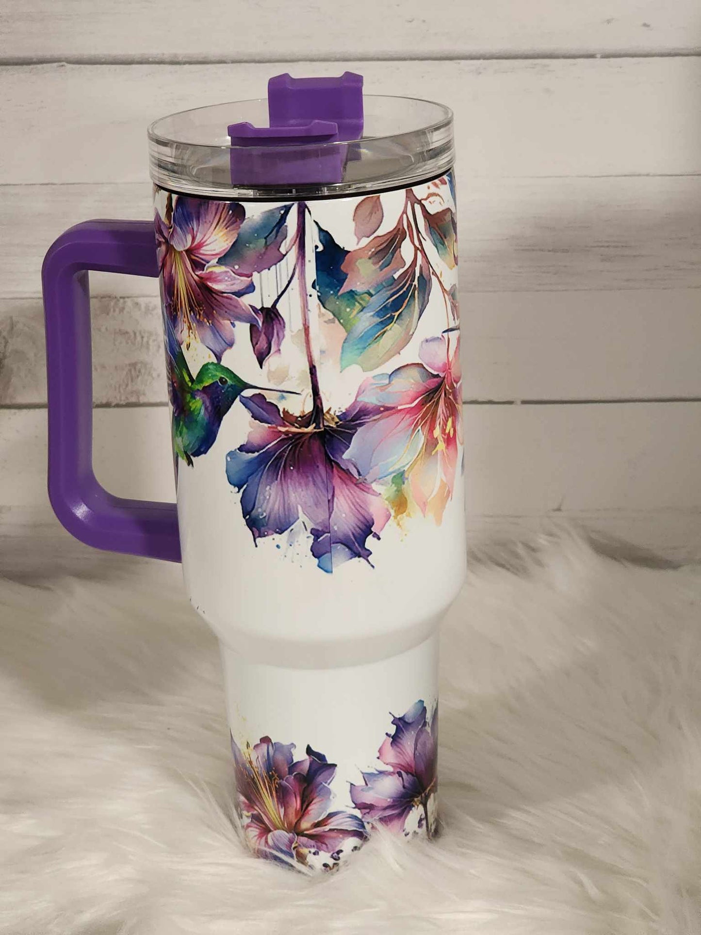 floral humming bird