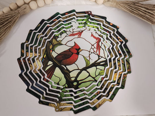 cardinal Wind spinner 8"