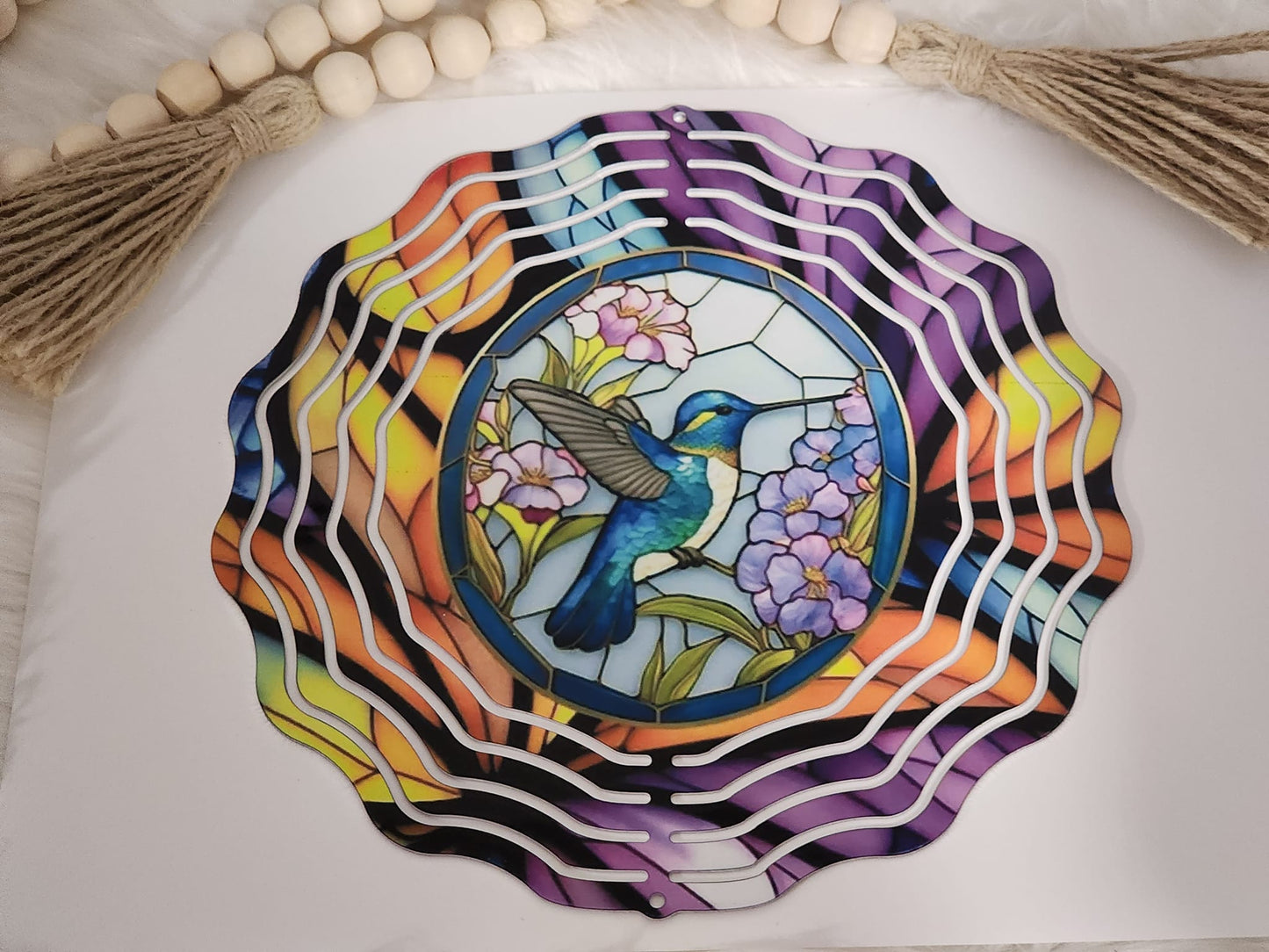 Humming bird wind spinner 10n'