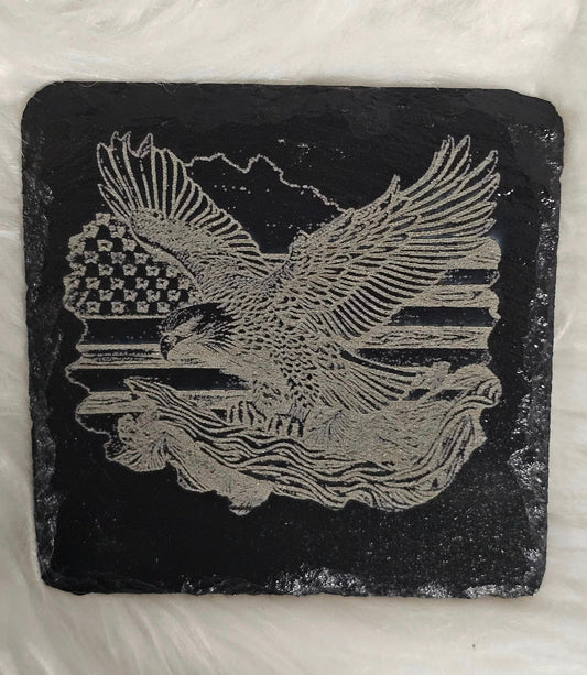 custom engraved slate coasters