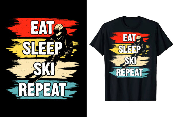 Eat sleep ski repeat